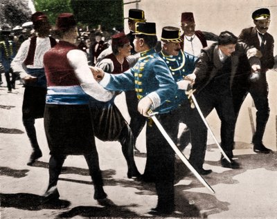 Arrestation de Gavrilo Princip, assassin de l