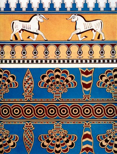 Motif de brique et de tuile assyrien, 1933-1934 - Unbekannt