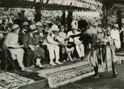 À Suva, Fidji. Présentation d