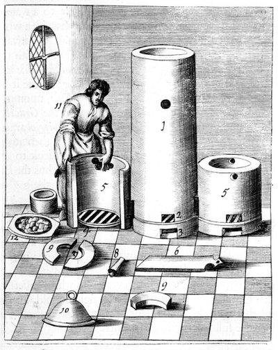 Athanor ou Harry le Lent, un four auto-alimenté maintenant une température constante, 1683 - Unbekannt