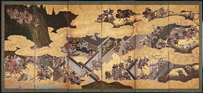 Scènes de bataille du Conte de Heike Heike Monogatari, premier tiers du 17e siècle - Unbekannt