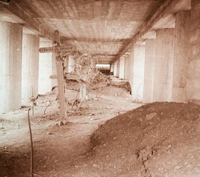 Tranchée à baïonnettes, Verdun, nord de la France, vers 1916-1918 - Unbekannt
