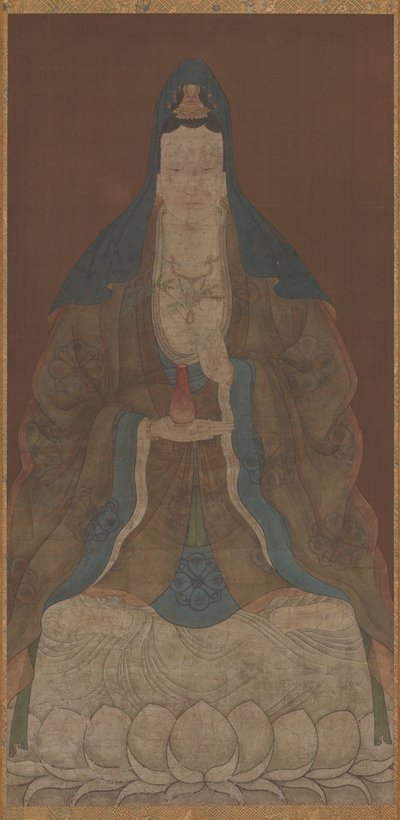 Bodhisattva Avalokiteshvara Guanyin avec vase et branche de saule - Unbekannt