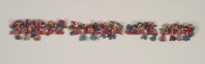Fragment de bordure avec oiseaux et fleurs, 100 av. J.-C.-700 - Unbekannt