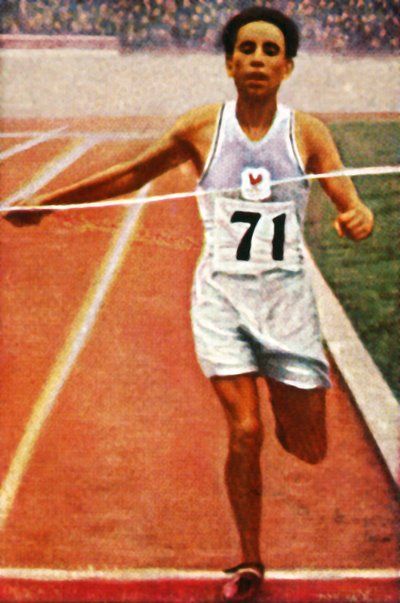 Boughera El Ouafi remportant le marathon pour la France, 1928 - Unbekannt