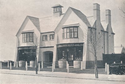 Bournville : deux des magasins du village, vers 1900-1902 - Unbekannt