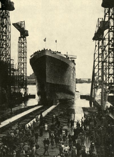 Construit dans un chantier naval de Belfast - Le lancement de l