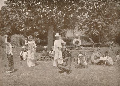 Musiciens birmans et danseurs Pwe, 1900 - Unbekannt