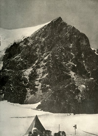 Camp le 17 décembre sur le glacier Ferrar sous Sentinel Rock, 1908, 1909 - Unbekannt