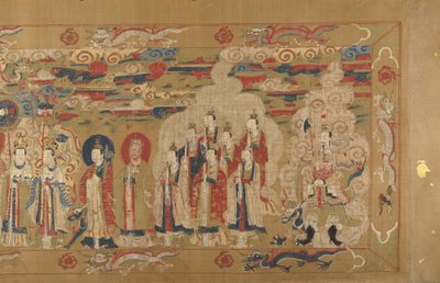 Rouleau de canonisation de Li Zhong, colophon daté 1641 - Unbekannt
