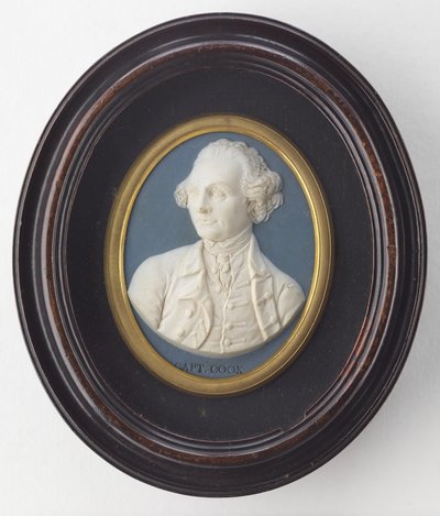 Médaillon portrait de Wedgwood du capitaine James Cook, vers 1776 - Unbekannt
