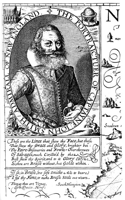 Capitaine John Smith, colon de Virginie, 1624, 1893 - Unbekannt