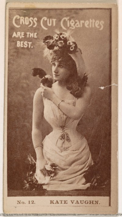 Carte numéro 12, Kate Vaughn, de la série Acteurs et Actrices N145-2 émise par Duke - Unbekannt