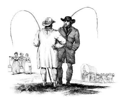 Charretiers, début 19ème siècle - Unbekannt