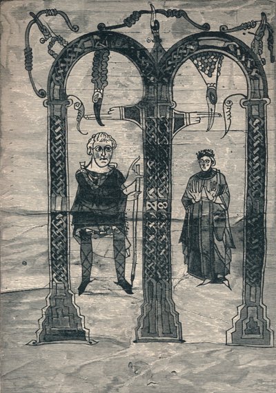 Charlemagne et sa femme, d