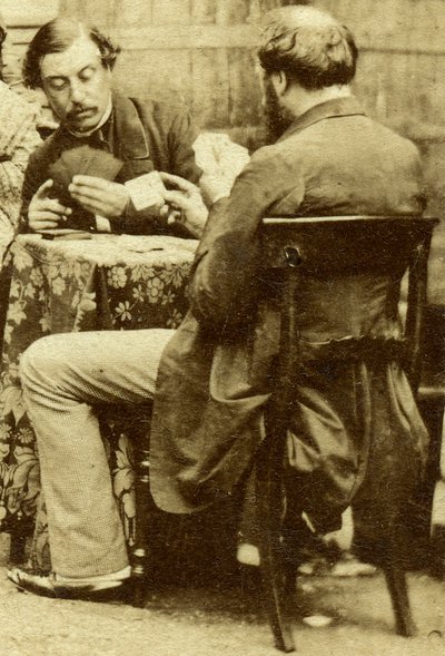 Échecs et cartes, vers 1850 - Unbekannt