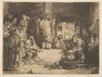 Christ prêchant La Petite Tombe - Unbekannt
