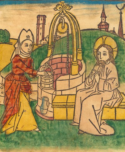 Le Christ et la femme de Samarie, probablement 1485 - Unbekannt