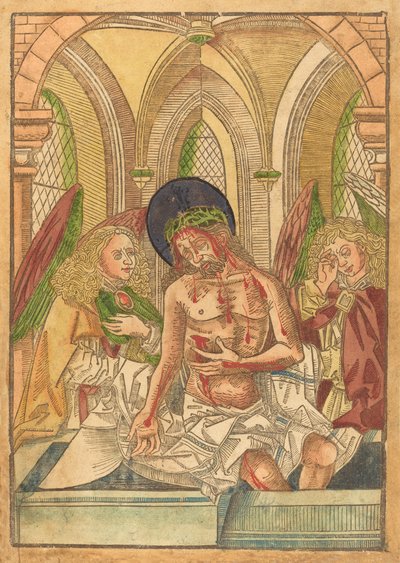 Christ dans le tombeau avec deux anges - Unbekannt