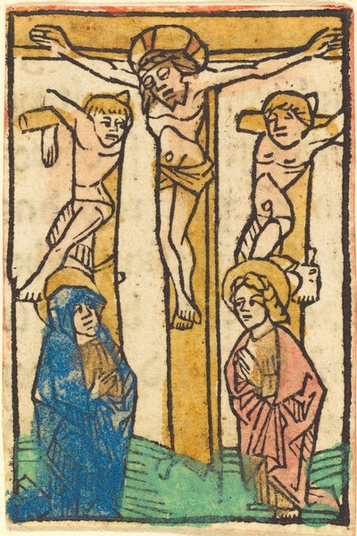 Christ en croix entre les deux larrons, vers 1475 - Unbekannt