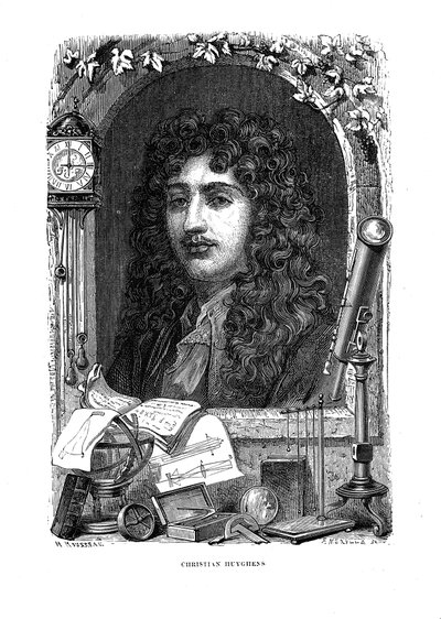 Christiaan Huygens 1629-1695, physicien, mathématicien et astronome néerlandais, c1870 - Unbekannt