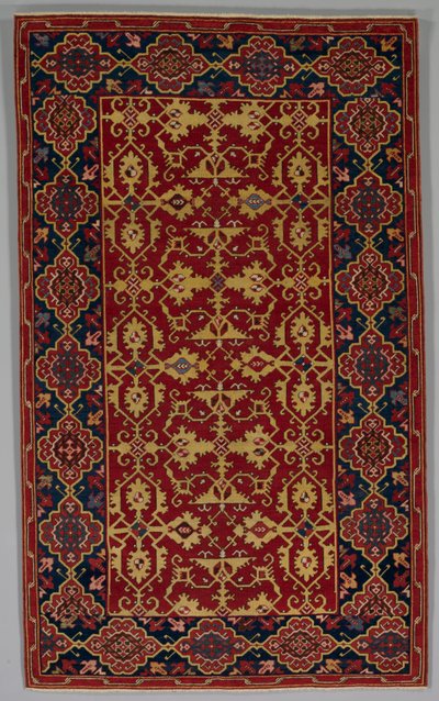 Tapis turc classique avec le motif Lotto, 1600-1650 - Unbekannt