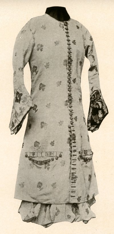 Manteau et culottes complètes en brocart de buffle avec fleurs et feuilles, vers 1670, 1937 - Unbekannt
