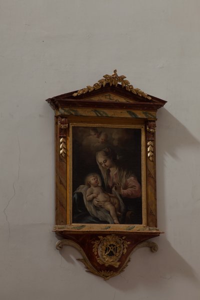 Collégiale. Intérieur. Peinture. Vierge à l