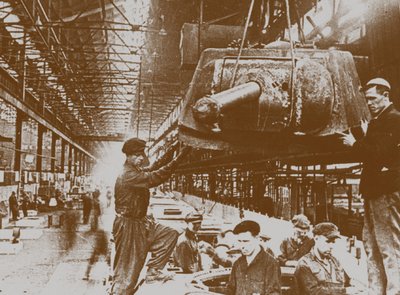 Construction des chars T-34 à l