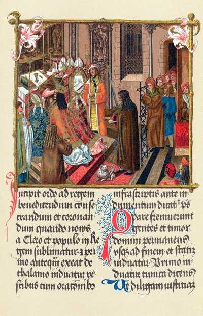 Couronnement du roi Alexandre Ier de Pologne par l