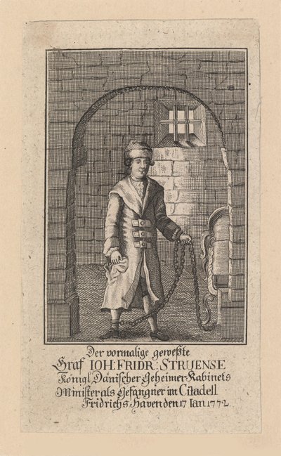 Comte Johann Friedrich Struensee 1737-1772, 1772 - Unbekannt