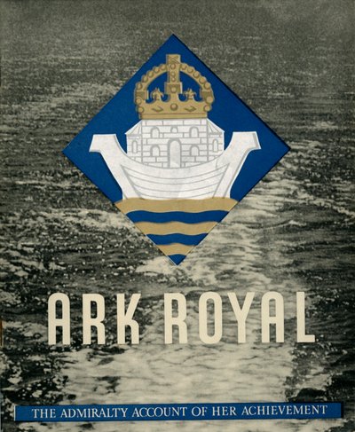 Couverture de brochure sur le HMS Ark Royal, 1942 - Unbekannt