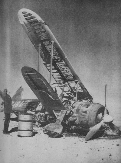 Écrasé dans le cimetière de la Regia Aeronautica, 1941 - Unbekannt