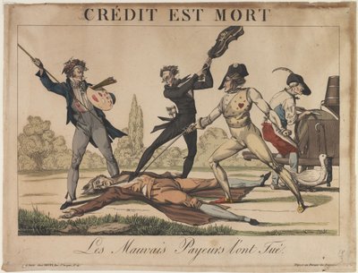 Crédit est mort, début du 19e siècle - Unbekannt