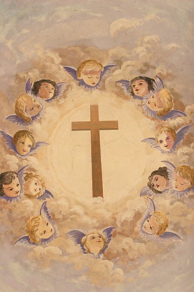 Croix et anges, Montmin, France - Unbekannt