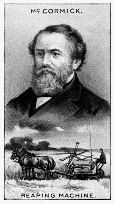Cyrus Hall McCormick, fermier irlandais américain, inventeur, homme d