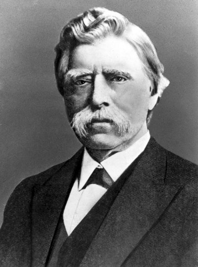 David Edward Hughes, électricien et inventeur anglais, vers 1880 - Unbekannt