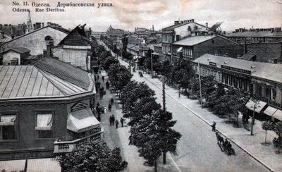 Rue Deribasovskaya, Odessa, Russie, milieu du XIXe siècle - Unbekannt