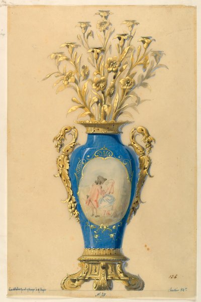 Conception pour un candélabre - Unbekannt