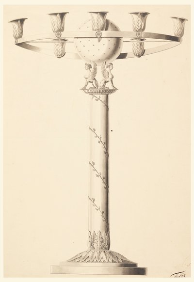 Conception pour un chandelier - Unbekannt