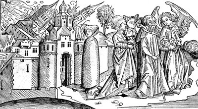 Destruction de Sodome et Gomorrhe par tremblement de terre, 1493 - Unbekannt