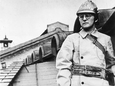 Dmitri Chostakovitch, compositeur russe, pendant le siège de Leningrad, URSS, Seconde Guerre mondiale, 1941 - Unbekannt