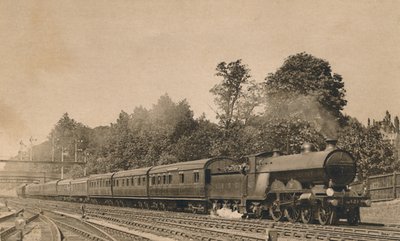 Express de Brighton en descente près de South Croydon. Locomotive 4-4-2, No. 421, vers 1920 - Unbekannt
