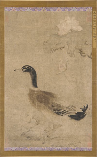 Canard et fleurs de lotus, dynastie Yuan, 1279-1368 - Unbekannt