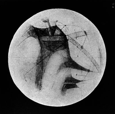 Dessin de Mars montrant des 