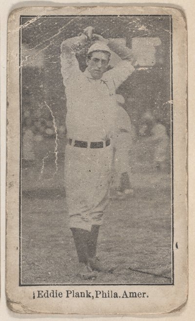 Eddie Plank, Philadelphie, Ligue américaine, de la série de joueurs de baseball W500, vers 1915 - Unbekannt