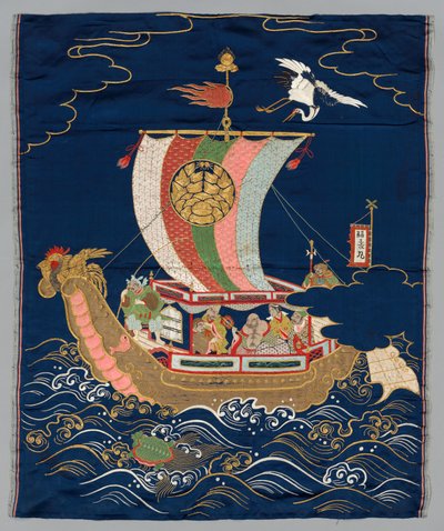 Fukusa brodé, fin des années 1800-début des années 1900 - Unbekannt