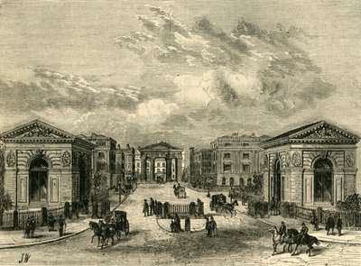 Entrée de la station Euston Square, c1876 - Unbekannt