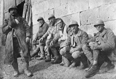 Blessés français évacués après la bataille de Plessis-de-Roye, Picardie, France, 30 mars 1918 - Unbekannt