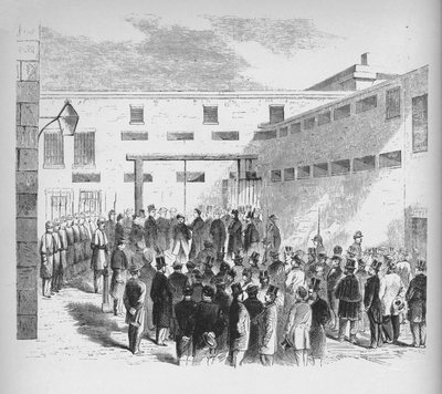 Exécution du négrier Nathaniel Gordon dans la prison des Tombs à New York, 1862, 1938 - Unbekannt